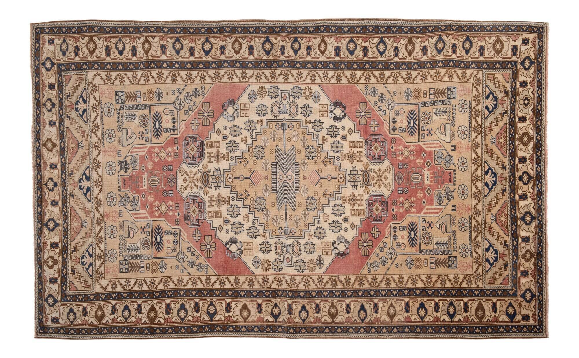 Tapis turc vintage fait main