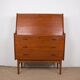 Danish Teak Secretary Desk Model 37 by Arne Wahl Iversen for Vinde Mobelfabrik 1960.