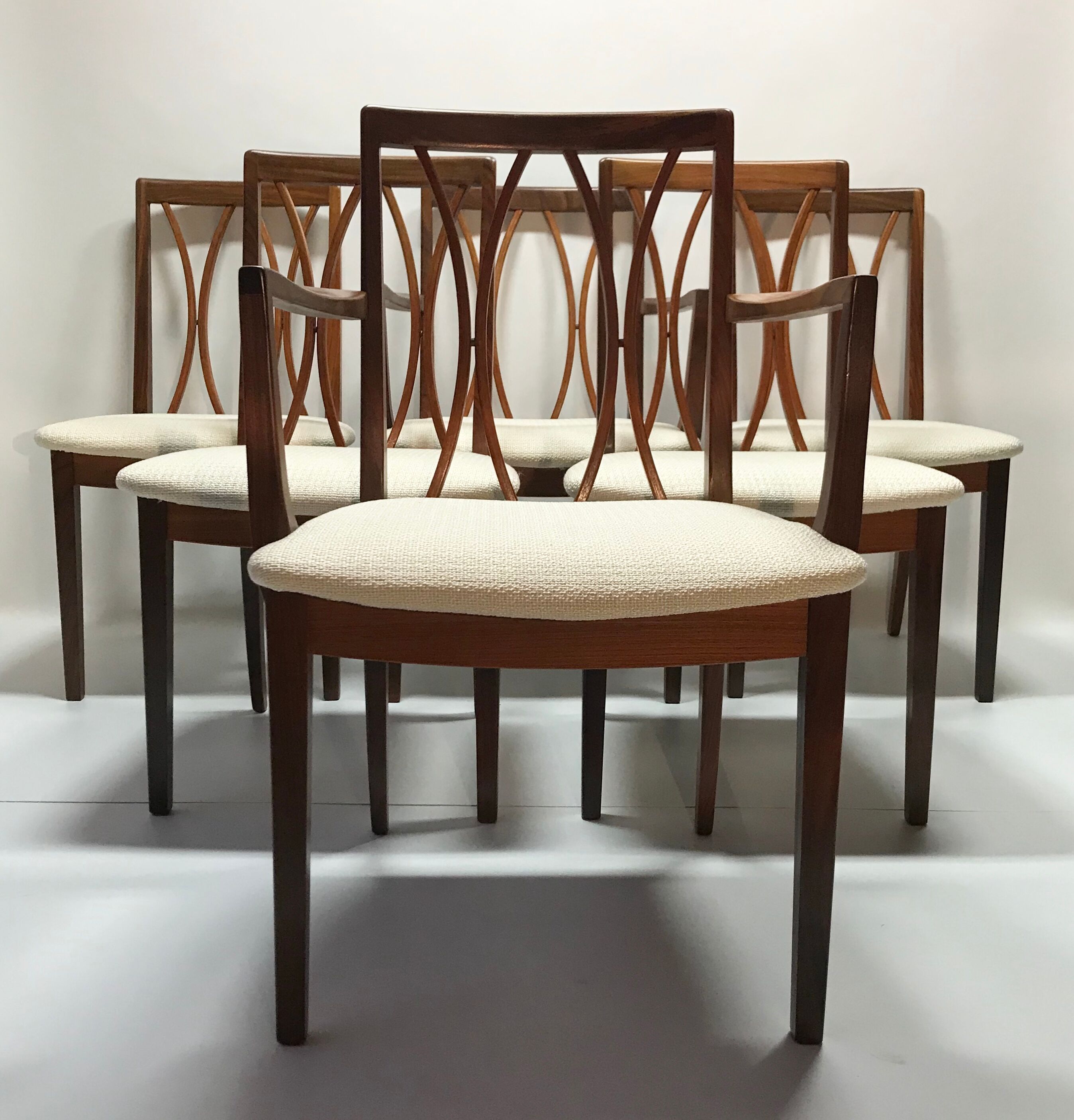 Chairs and chairs g-plan 1970s teak