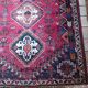 Vintage Iranian rug from the 1950s. Handcrafted, handmade.