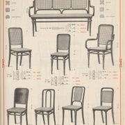 Chaise de salle à manger Sécession n°437 par Thonet