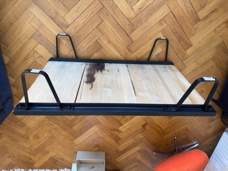 Industrial coffee table type SNCF pallet