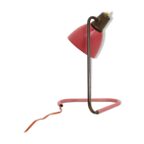 Robert Caillat, red and gold lamp from the years 1950