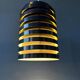 Vintage blue Danish mid-century pendant light