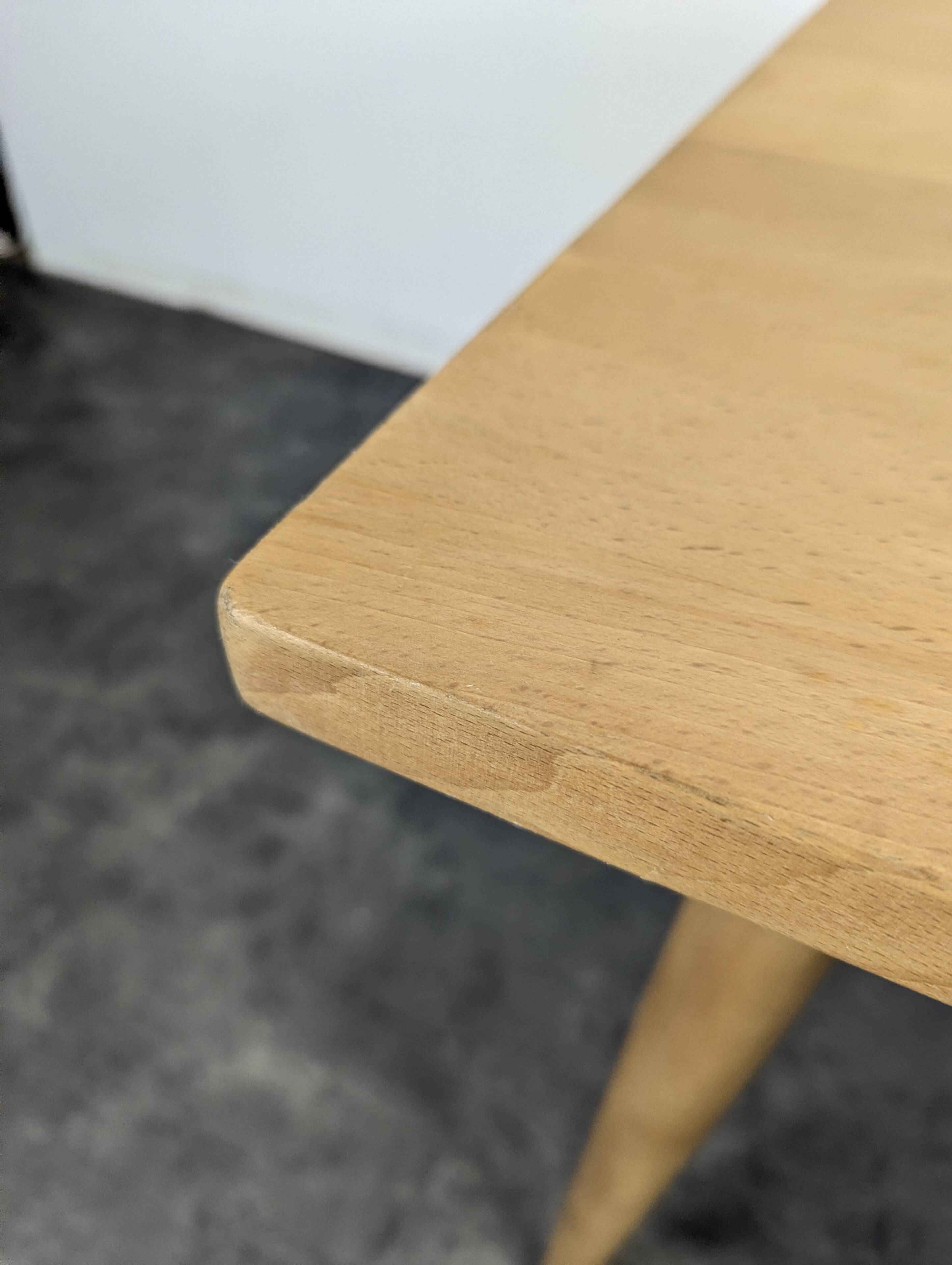 Scandinavian-style beech table