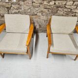 Paire de fauteuil scandinave 1960
