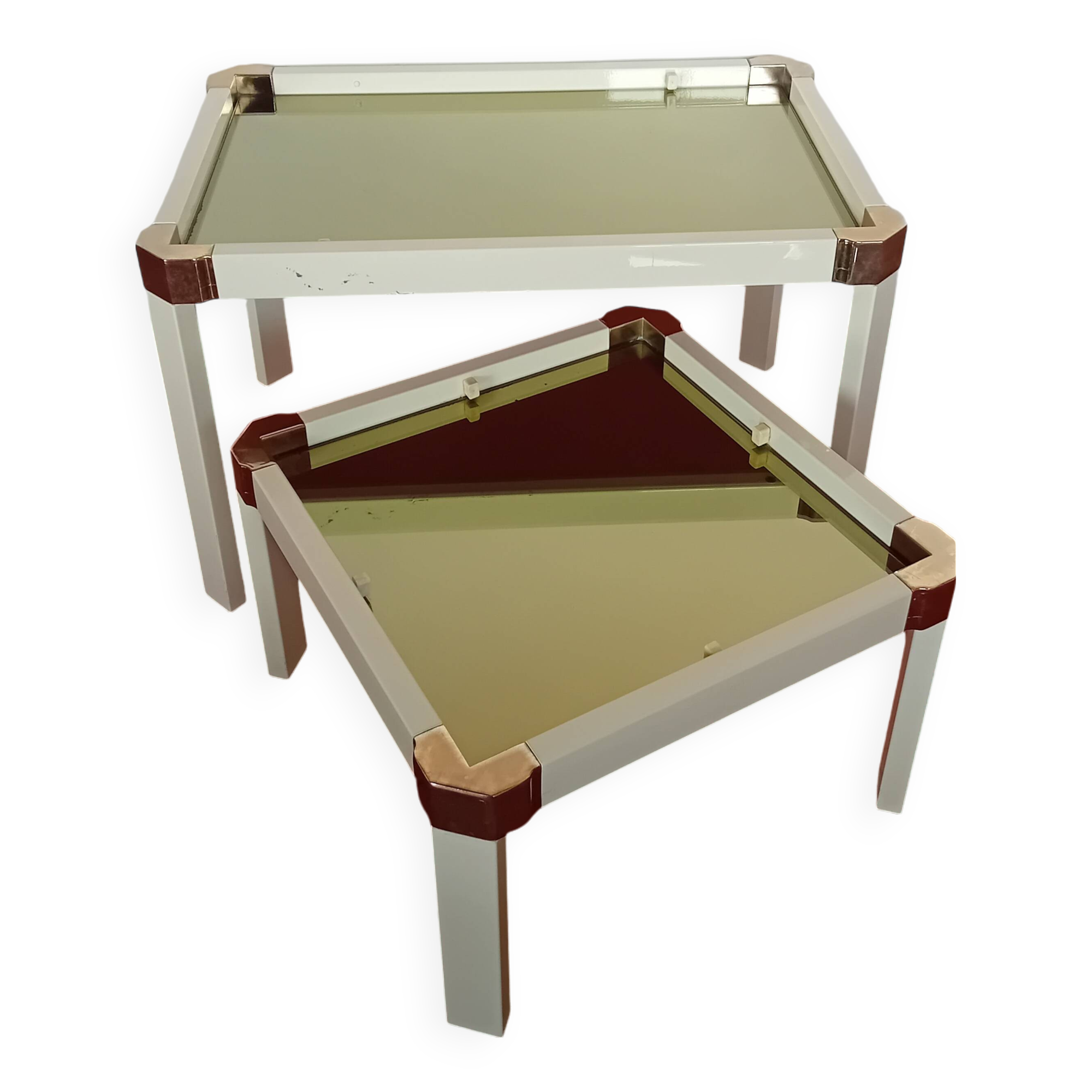 Roméo Rega nesting coffee table model "Barbara"