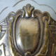 Old drageoir bonbonnière early 20th silver metal dated 1910 monogram S