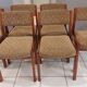 Suite of 6 vintage Baumann dining chairs 1970