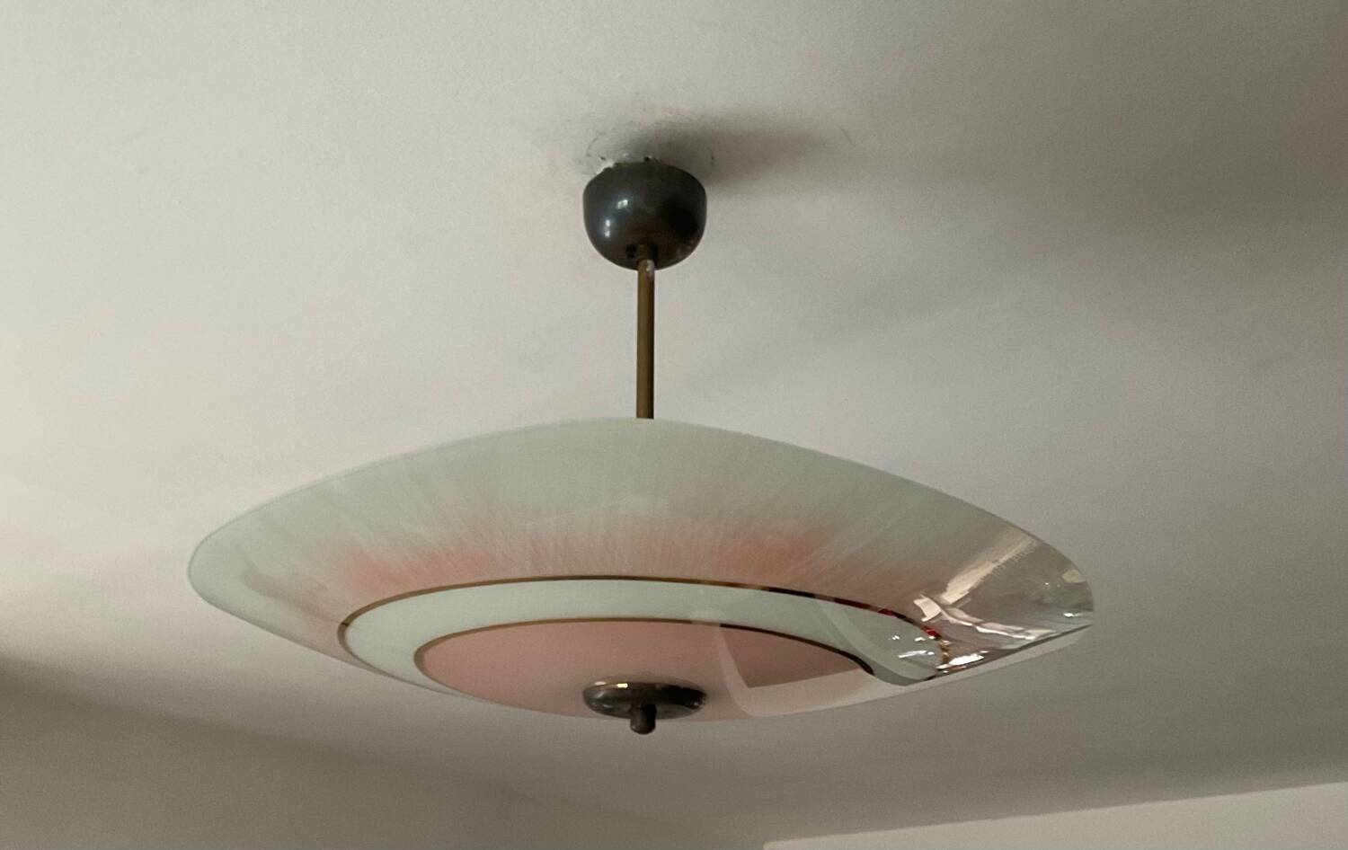 Vintage 60s ceiling light suspension