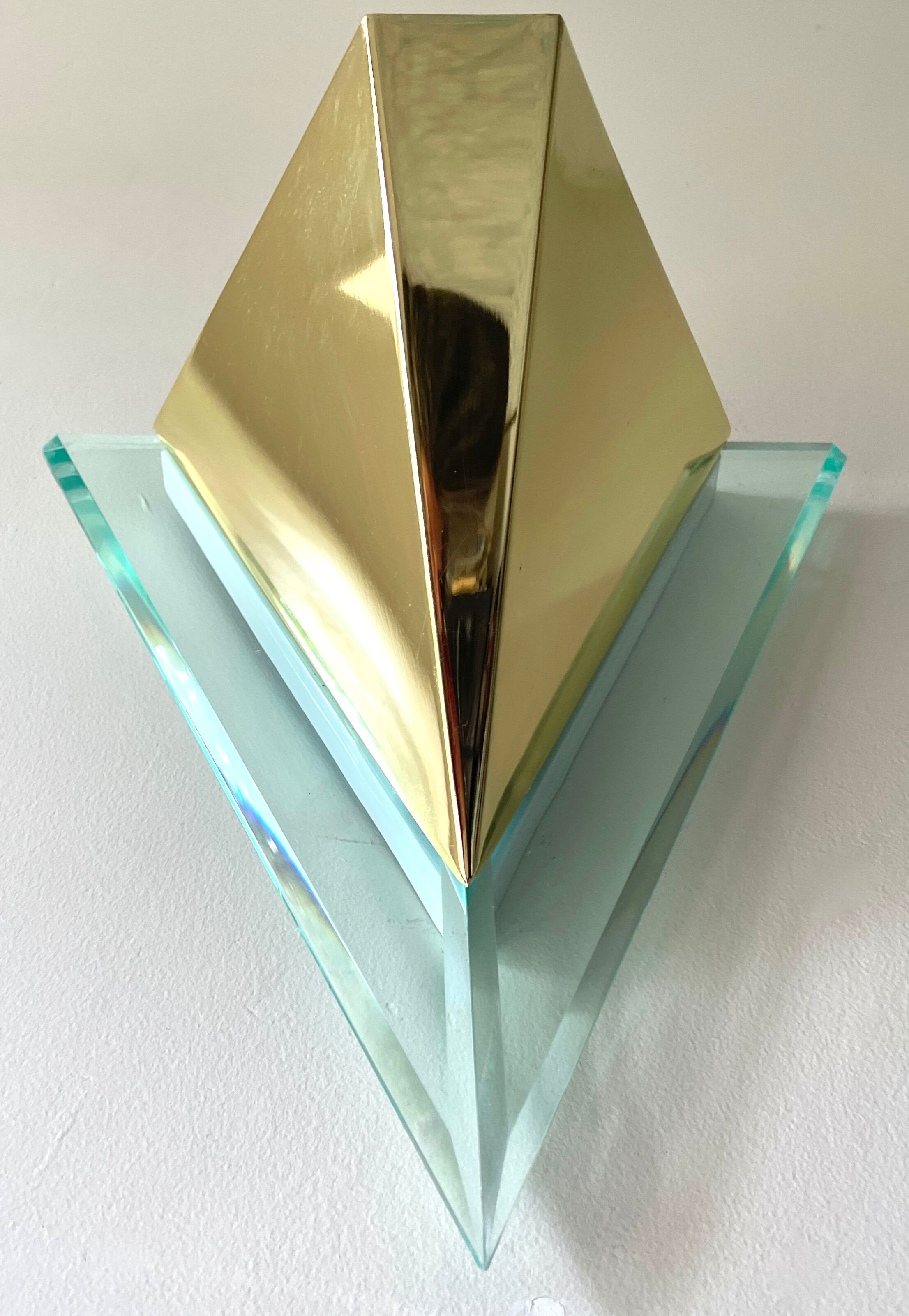 Triangular wall light 1980