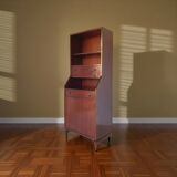 Italian wood and veneered mahogany bookcase, 1960s.
