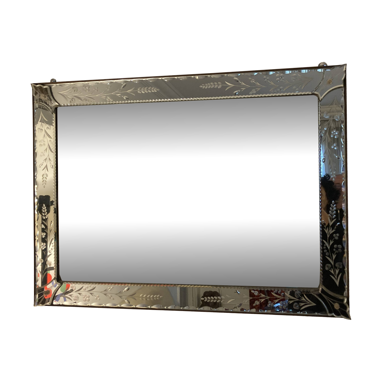 Venetian mirror with a close frame from the 1950s