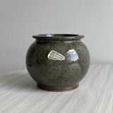 Handmade stoneware planter