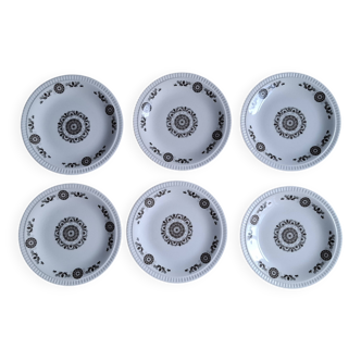 Set 6 assiettes Murielle BFK 1966