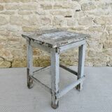 Wooden workshop stool, original color