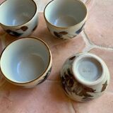 Lot of artisanal Chinese coffee/tea cups