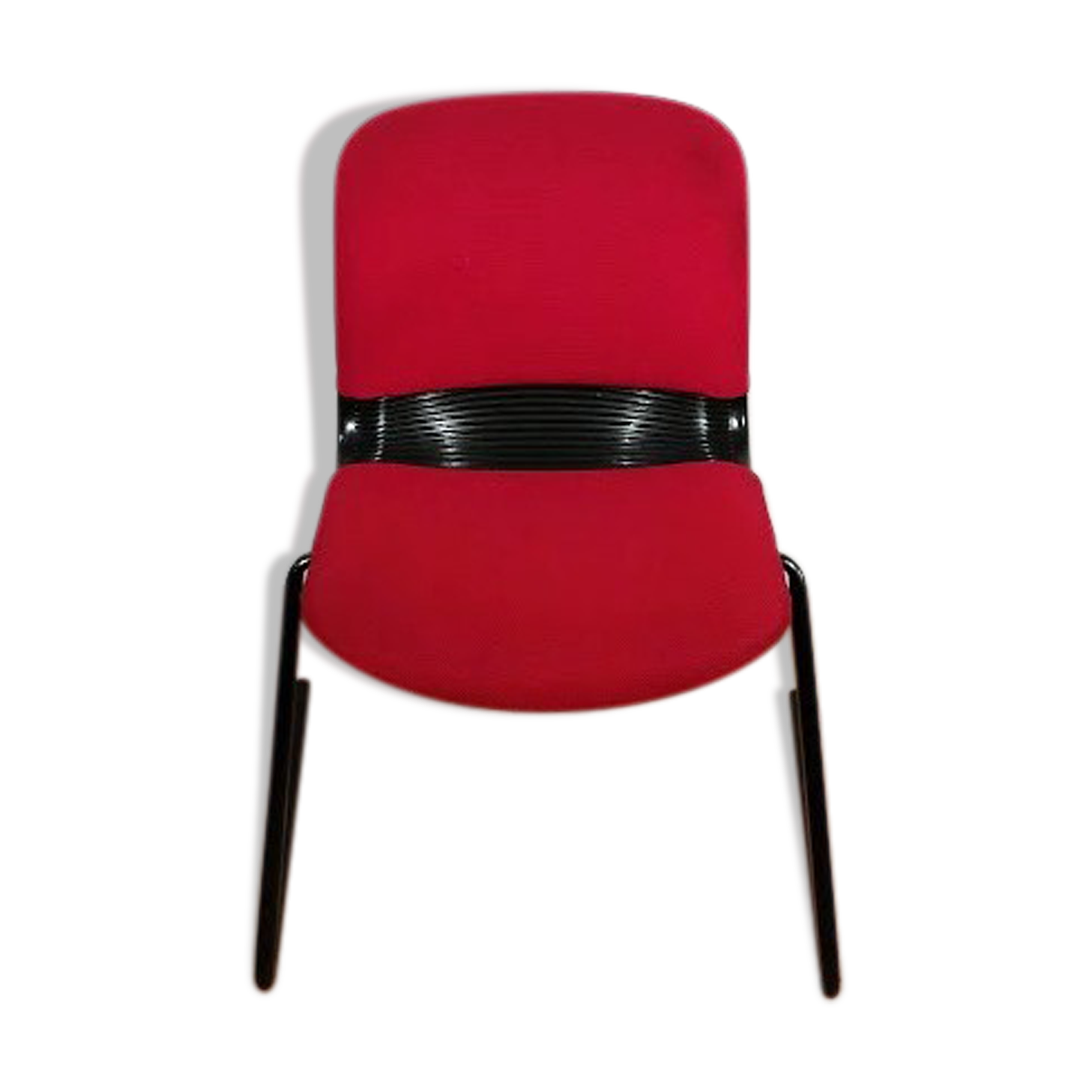 Vintage chair red fabric