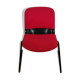 Chaise vintage tissu rouge