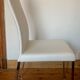 Set of 8 chairs design Cattelan leather and chrome