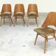 Set of 4 chairs model 514 by Radomir Hofman for Ton 1960