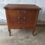 Commode rustique en bois brut