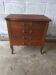 RUSTIC RAW WOOD CHEST OF DRAWERS