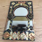 Brass mirror