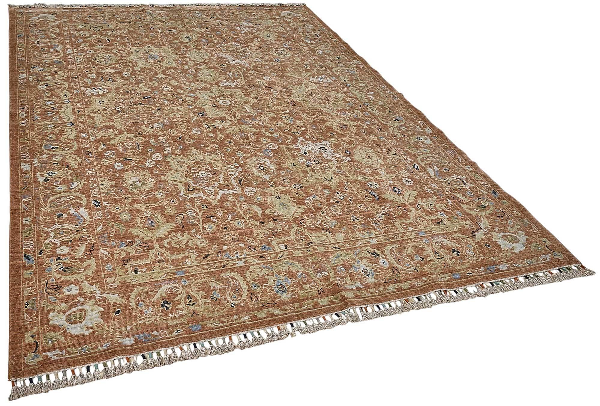 Turkish Handcrafted Loom Oushak Rug 206 cm x 295 cm