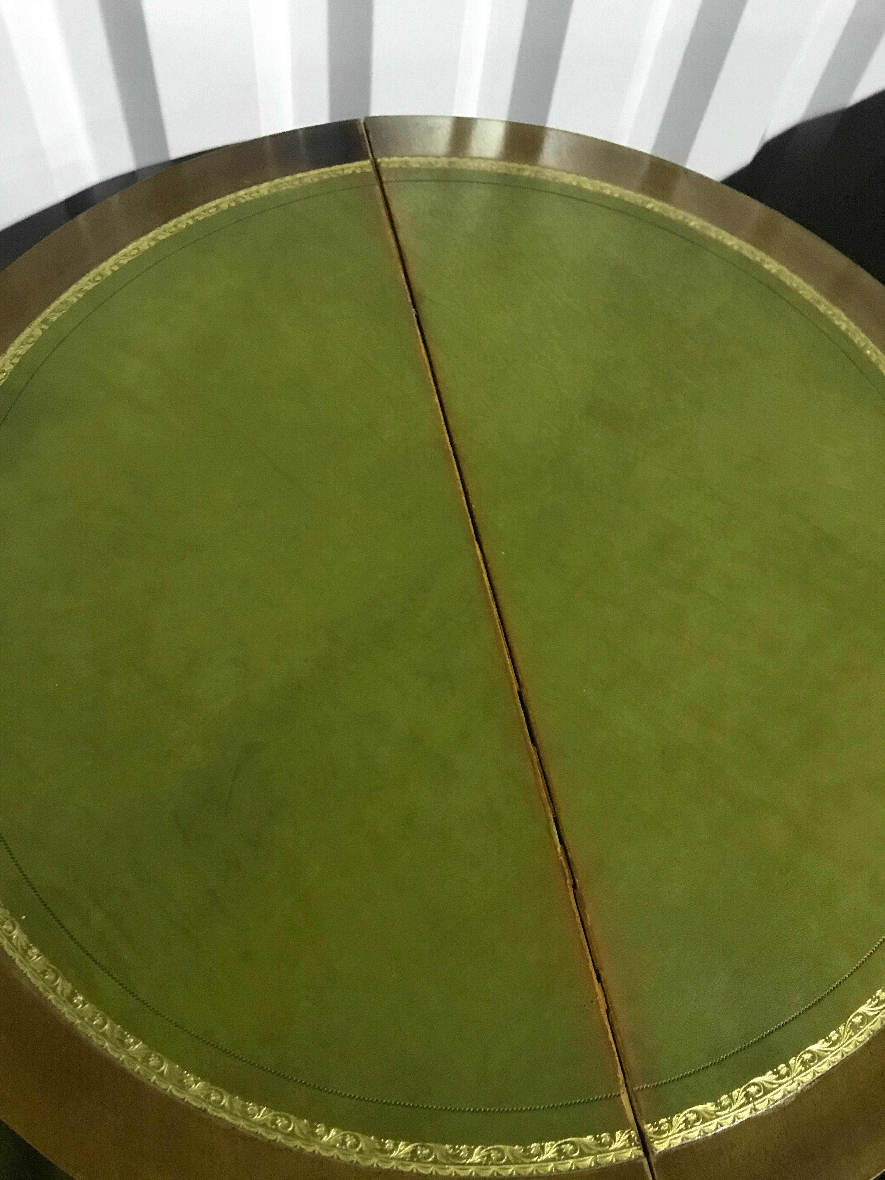 Louis XVI-style half-moon table