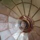 Mother-of-pearl and brass pendant light