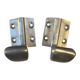Pair of industrial coat hooks 1950