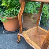 Marble and marquetry stool