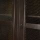 Tolix 2-door metal wire mesh cabinet