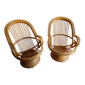 Fauteuil en bambou année