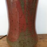 Vintage lamp foot in enamelled pyrity stoneware