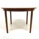 Scandinavian extendable dining table in walnut, Sweden, 1960.
