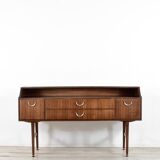 Midcentury Meredew Teak And Brass Sideboard. Vintage Modern / Danish Style / Scandinavian.