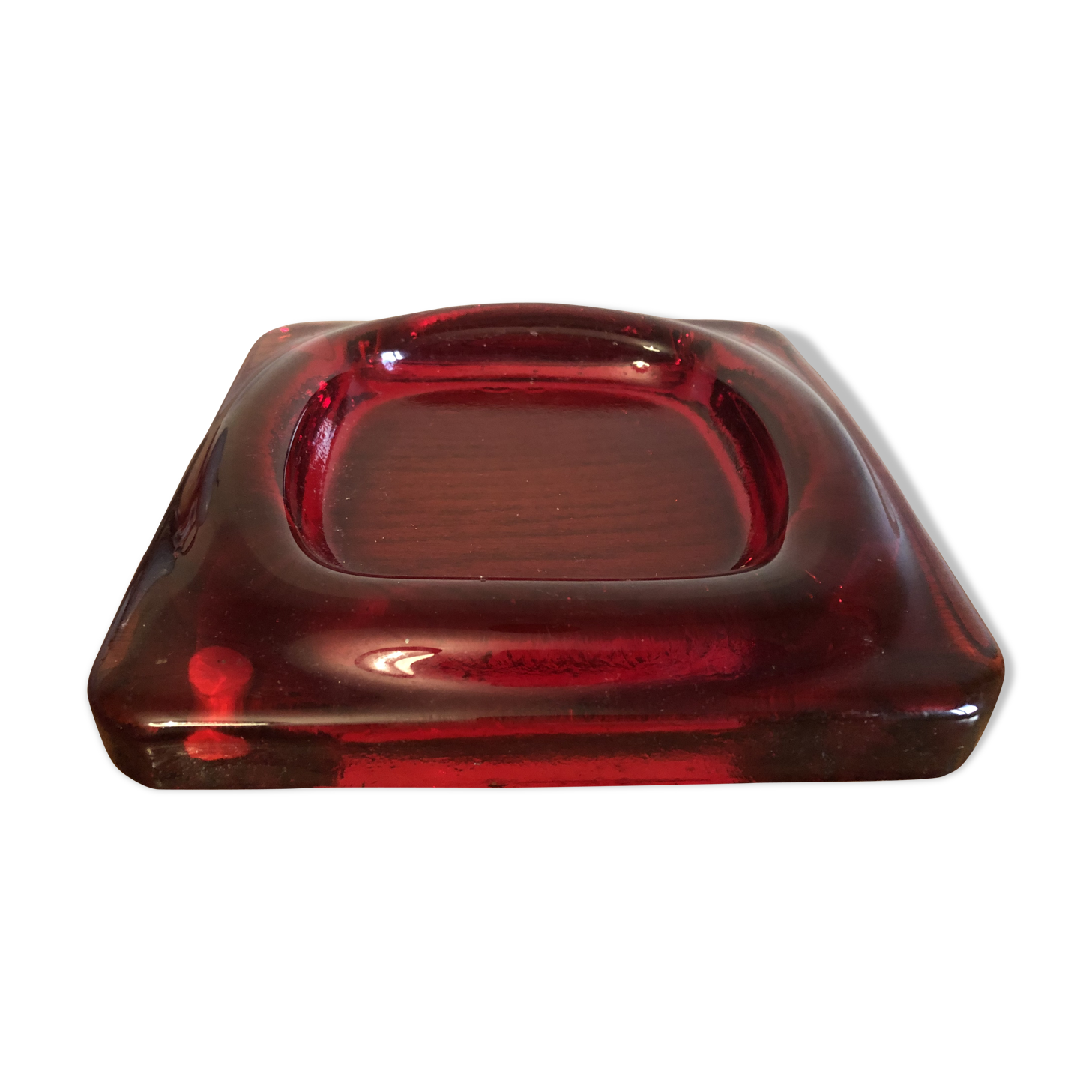 Empty glass pocket Space age 70s - picks up change