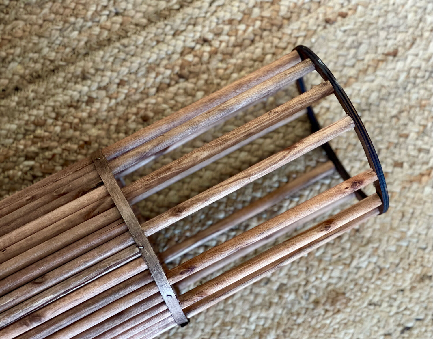 Rattan plant holder