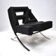 Chaise longue de style Barcelone — pièce sculpturale d'exception