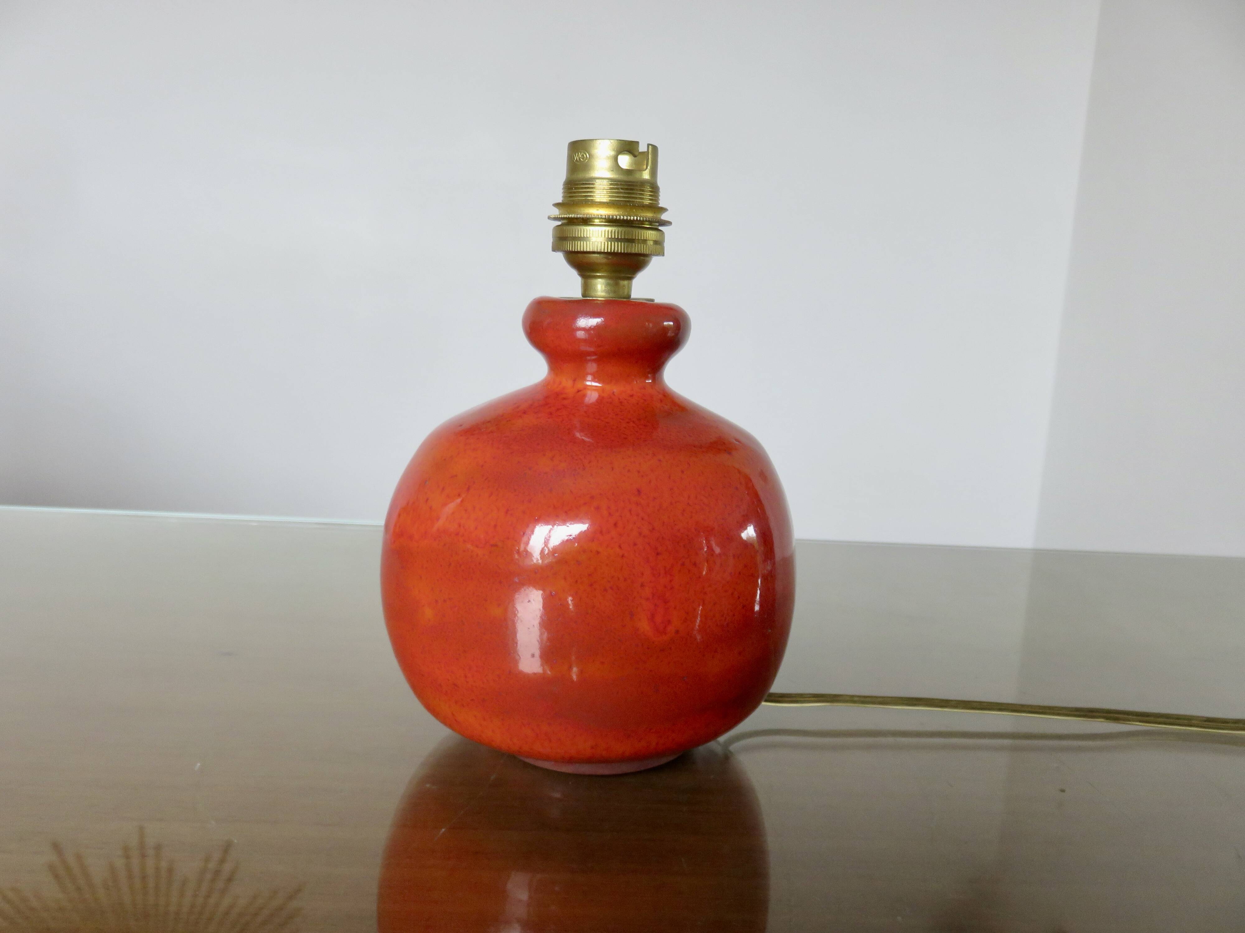 Lamp signed Robert & Jean Cloutier