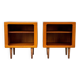 Ensemble de 2 tables de chevet danoises en teck par CFC Silkeborg, 1980