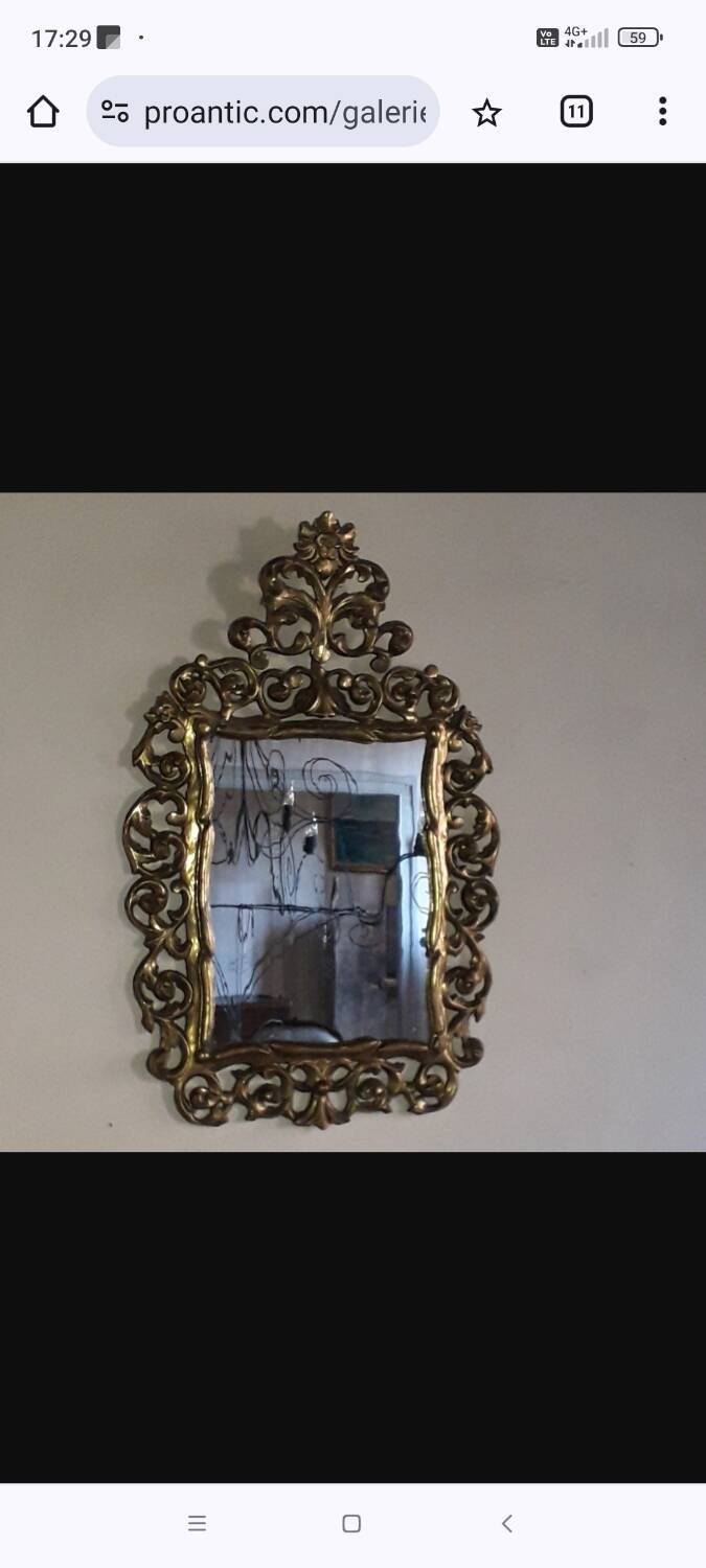 Venice Renaissance mirror 19th