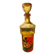 60's yellow glass decanter