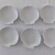 6 Raviers cups form shell Scallop porcelain oven Emile Henry culinary