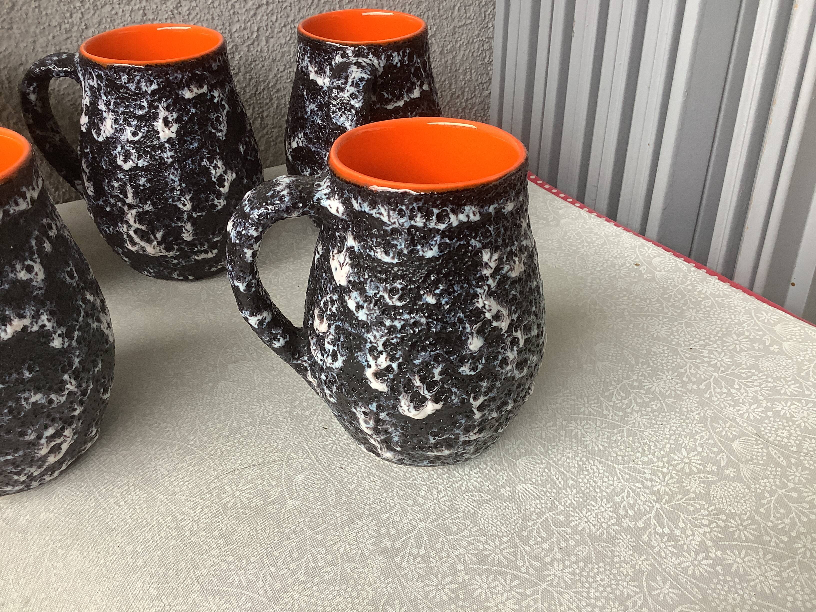 Vallauris orangeade glasses by Marius Musarra for Mabyjo