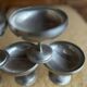 Set of 5 vintage footed dessert bowls