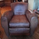 Vintage large club armchair moustache model