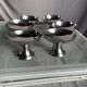 6 coupes à glace en inox vintage